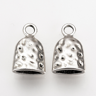 Tibetan Style Alloy Cord Ends TIBE-Q077-28AS-NR-1