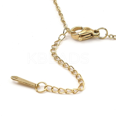 Lion Light Gold Brass Micro Pave Cubic Zirconia Pendant Necklaces NJEW-E105-17KCG-1