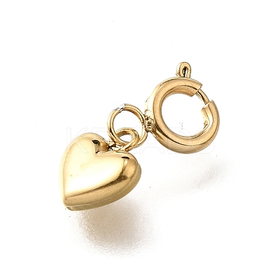 Heart 304 Stainless Steel Pendant Decorations STAS-H202-12G-02-1