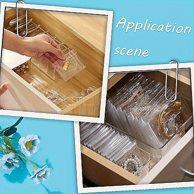110Pcs 5 Styles PVC Anti Oxidation Resealable Bags AJEW-YW0002-07-1
