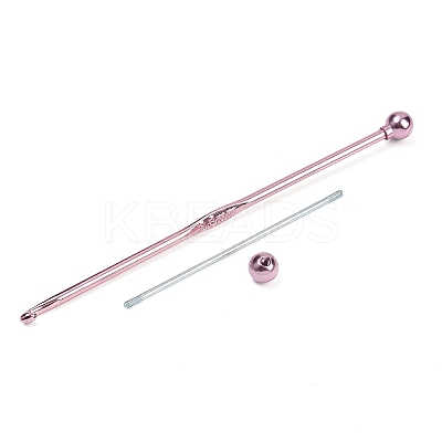 DIY Alloy Beadable Crochet Hooks AJEW-A064-02D-1