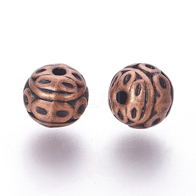 Tibetan Style Zinc Alloy Beads PALLOY-ZN191-R-FF-1
