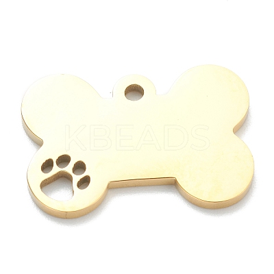 Ion Plating(IP) 304 Stainless Steel Pet Pendants LS-STAS-B016-04G-1