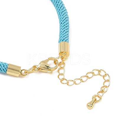 4.5MM Round Nylon Milan Cord Bracelet Making BJEW-I245-01G-35-1