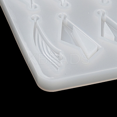 Geometrical Shape DIY Pendant Silicone Molds DIY-E070-01C-1