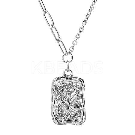 304 Stainless Steel Pendant Necklaces PM9319-2-1