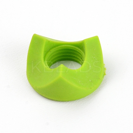 60Pcs 4 Colors Silicone Pencil Gripper for Kids AJEW-GF0003-34-1