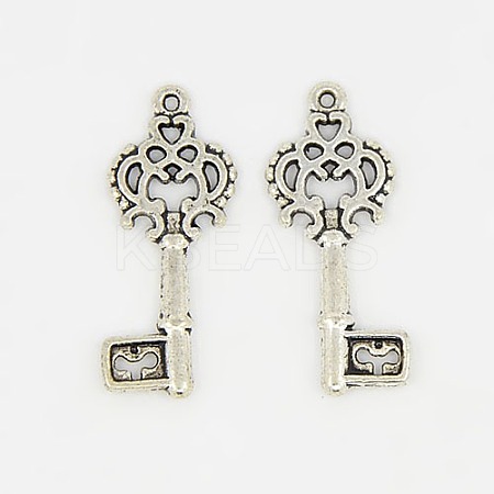 Tibetan Style Alloy Pendants TIBEP-22482-AS-RS-1