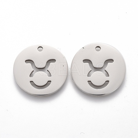 Tarnish Resistant 201 Stainless Steel Pendants STAS-Z001-B-07P-1