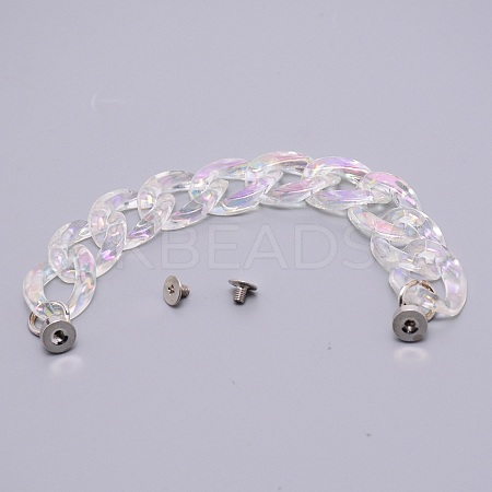 Acrylic Beads Phone Case Chain AJEW-WH0235-11-1