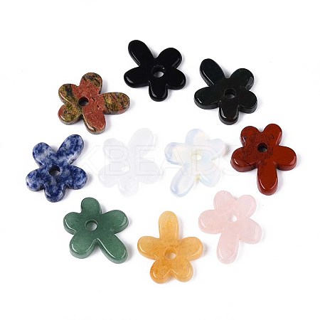 Natural & Synthetic Mixed Stone Pendants G-T142-44-1