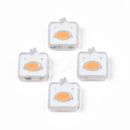 Transparent Acrylic Beads ACRC-S039-09G-1