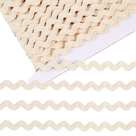 Cotton Wavy Fringe Trim Ribbon OCOR-GF0004-49F-1