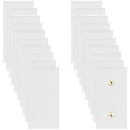 20Pcs Acrylic Earring Display Cards EDIS-CP0001-16B-1