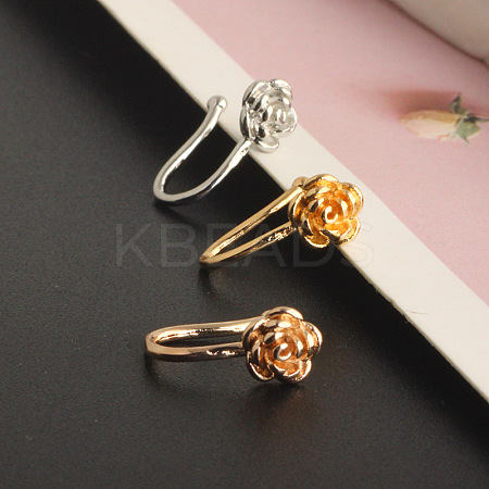 304 Stainless Steel Clip on Nose Rings WGD6E17-02-1