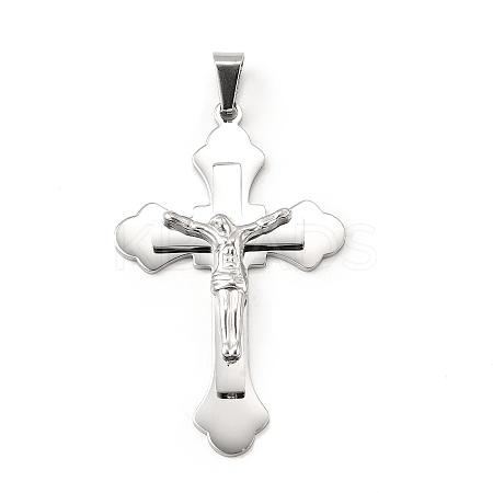 304 Stainless Steel Big Pendants STAS-R171-01P-1