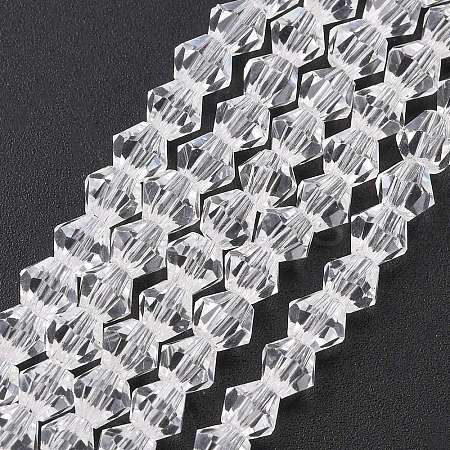 Transparent Glass Beads Strands LS-EGLA-A039-T6mm-D13-1