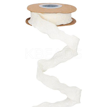 Flower Polyester Ribbons SRIB-WH20020-053A-02-1