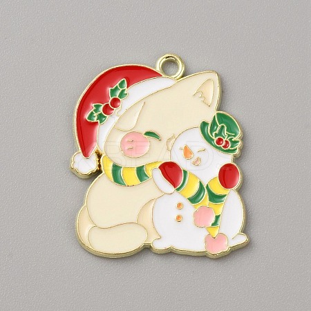 Alloy Enamel Pendants LS-ENAM-CJC0010-28B-1