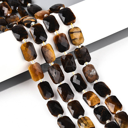 Natural Tiger Eye Beads Strands G-T139-79-1