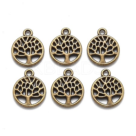Tibetan Style Alloy Pendants LS-TIBEP-T009-25AB-NR-1