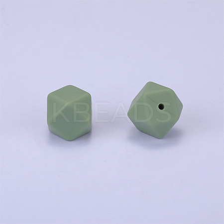 Hexagonal Silicone Beads SI-JX0020A-104-1