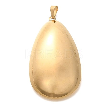 PVD Vacuum Plating 304 Stainless Steel Pendants STAS-U035-33G-02-1