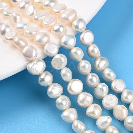 Natural Cultured Freshwater Pearl Beads Strands PEAR-N014-06F-1