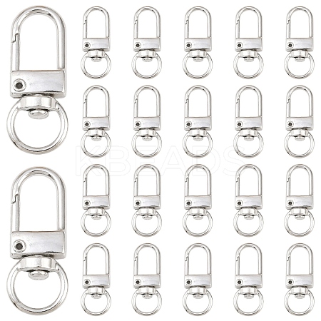30Pcs Alloy Swivel Clasps DIY-YW0017-33P-1
