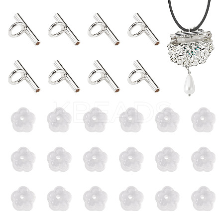 Brass Tube Bails DIY-TA0014-37B-S-1