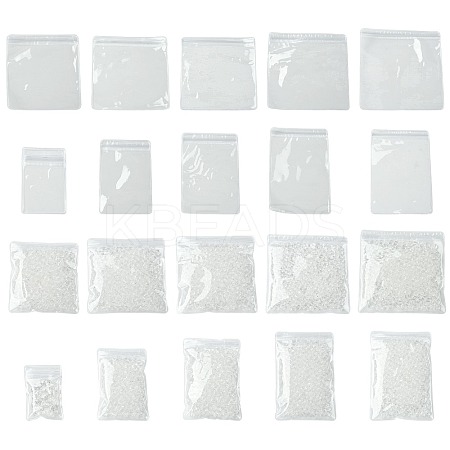 40Pcs 10 Styles PVC Anti Oxidation Resealable Bags AJEW-FS0001-40A-1