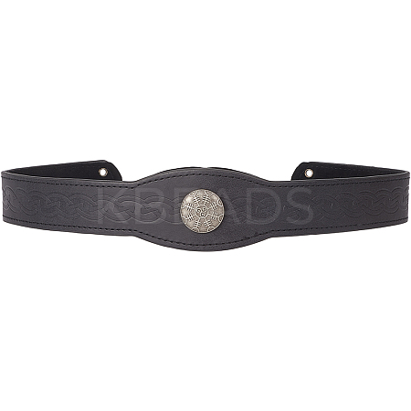 PU with Alloy and Iron Headring AJEW-WH20080-31A-1