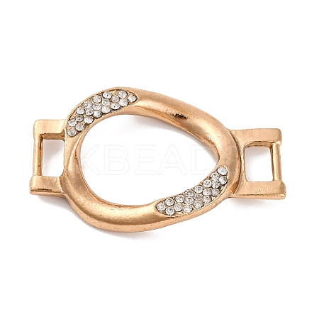 Alloy Crystal Rhinestone Teardrop Connector Links Charms FIND-M042-01G-NR-1
