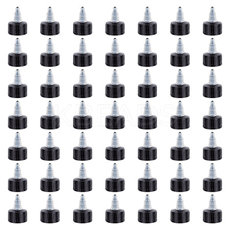 Plastic Twist Bottle Cap SRIB-WH0148-392-1