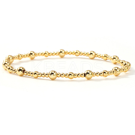 Bohemian Style Brass Stretch Bracelets for Women AC5136-6-1