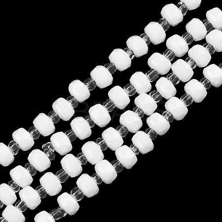Opaque Glass Beads Strands GLAA-P076-01C-09-1