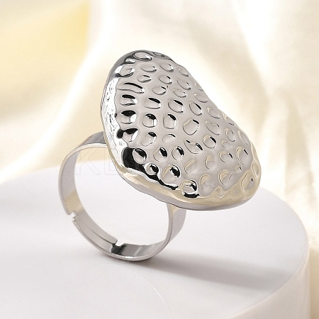 304 Stainless Steel Adjustable Finger Ring RJEW-H244-05P-1
