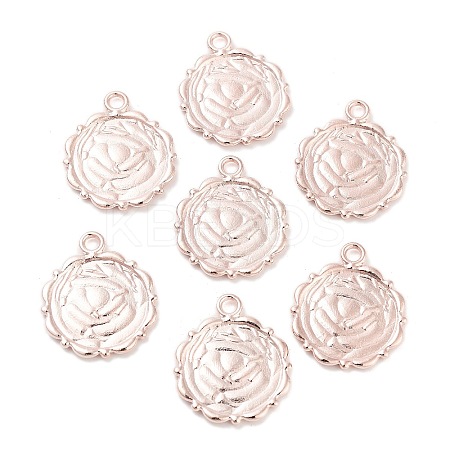 Alloy Pendant Cabochon Settings LS-PALLOY-A18941-RG-LF-1