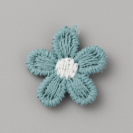 Two Tone Polyester Knitted Ornament Accessories DIY-WH0308-417E-1