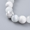 Natural & Synthetic Gemstone Stretch Bracelets BJEW-JB04506-3