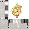 Rack Plating Brass Shell Shape Connector Charms LS-KK-Z070-14G-3