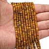 Natural Tiger Eye Beads Strands G-L635-A31-4x2mm-02-2