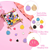 DIY Smiling Face Pendant Decorations Making Kit DIY-YW0017-56-2