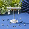 12Pcs 3 Styles Sterling Silver Round Ball Stud Earring Findings FIND-BBC0004-60-5