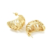 PVD Vacuum Plating 304 Stainless Steel Teardrop Stud Earrings for Women EJEW-G401-08G-2
