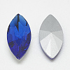Pointed Back Glass Rhinestone Cabochons RGLA-T083-9x18mm-11-2