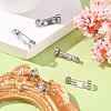Tarnish Resistant 304 Stainless Steel Brooch Pin Back Bar Findings LS-STAS-J011-09B-5
