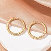 202 Stainless Steel Huggie Hoop Earrings X-EJEW-F111A-20mm-G01-2