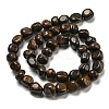 Natural Bronzite Beads Strands G-D081-A11-01-3