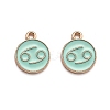 Alloy Enamel Pendants ENAM-S124-01B-15D-1